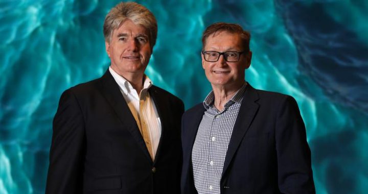 Control Bionics founder Peter Ford, left, and chief executive CEO Rob Wong. Picture: Jane Dempster