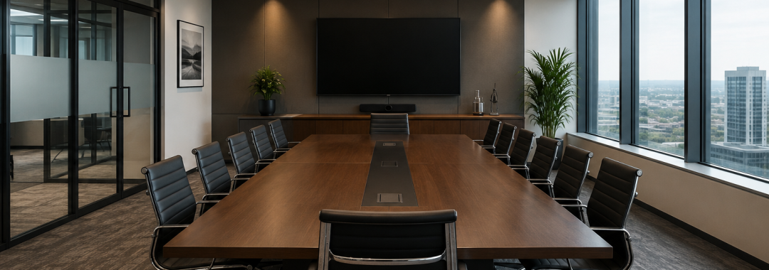 Empty board room