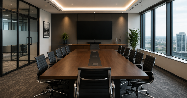 Empty board room